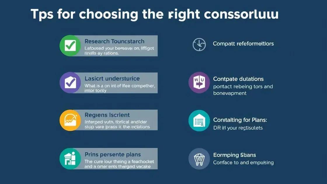 Dicas para escolher o consórcio certo