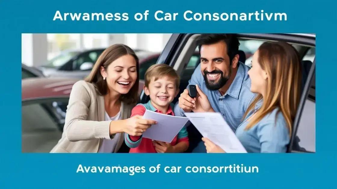 Vantagens do consórcio para compra de carros