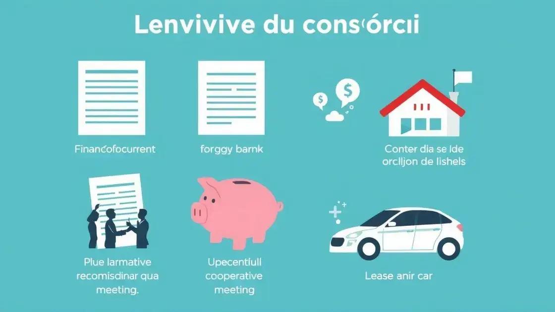 Alternativas ao consórcio